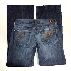 7FAMK For all Mankind Dark Wash DOJO Trouser Jeans